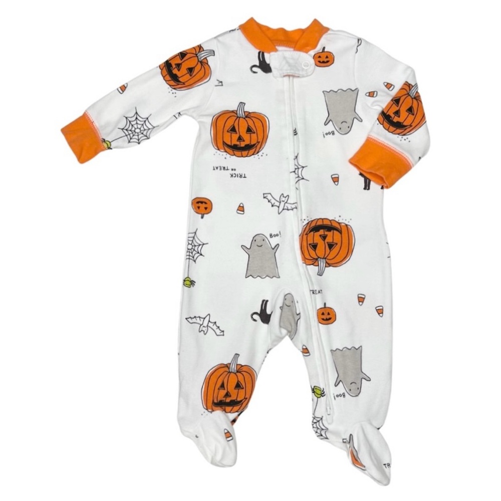 Carter's Halloween Pumpkin And Ghost Sleeper